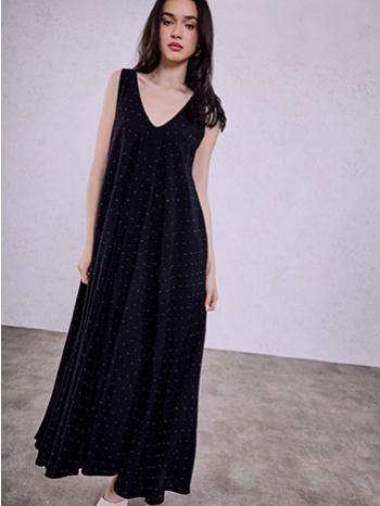 φόρεμα μάξι με strass sq1738.8399+1