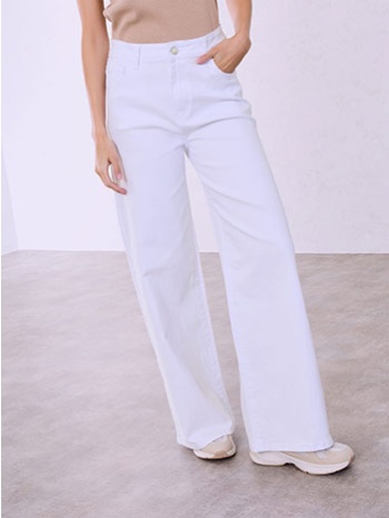 τζιν wide leg μονόχρωμο sq1628.1076+1