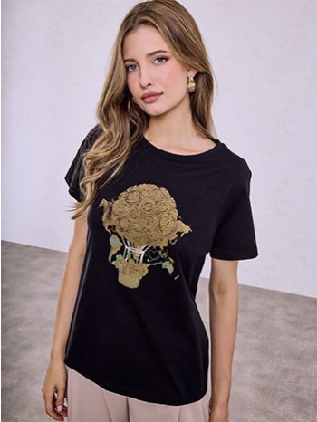 t-shirt με στάμπα αερόστατο sq7568.4167+4