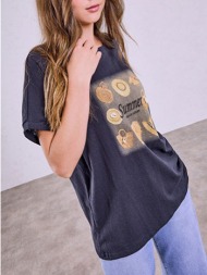 t-shirt με στάμπα κοχύλια sq7948.4006+3