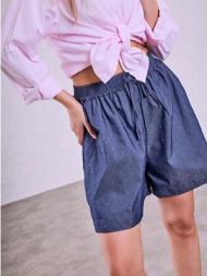 σορτς denim με strass sq7591.1455+3