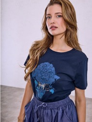 t-shirt με στάμπα αερόστατο sq7568.4167+7