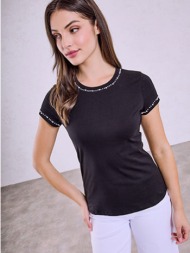 t-shirt με πέρλες sq7958.4031+2