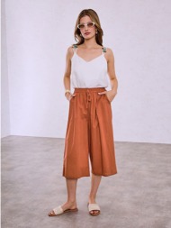 παντελόνι culotte με ...