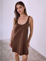 φόρεμα αμάνικο βαμβακερό sq9489.8831+2