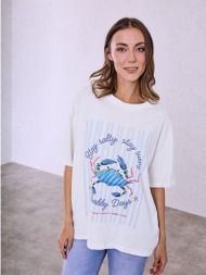 t-shirt με στάμπα ...
