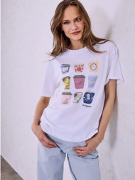 t-shirt με βαμβάκι sq7693.4110+1