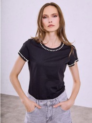 t-shirt με πέρλες sq7958.4052+1