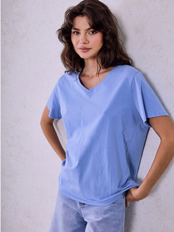 t-shirt με v λαιμόκοψη sq9844.4330+7