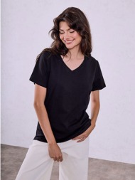 t-shirt με v λαιμόκοψη sq9844.4330+1