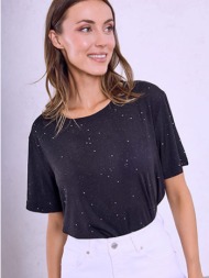μπλούζα ελαστική με glitter sq7616.4619+1