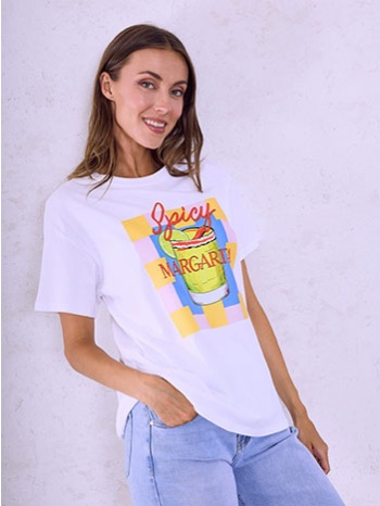 t-shirt με στάμπα margarita sq7834.4502+1 σε προσφορά