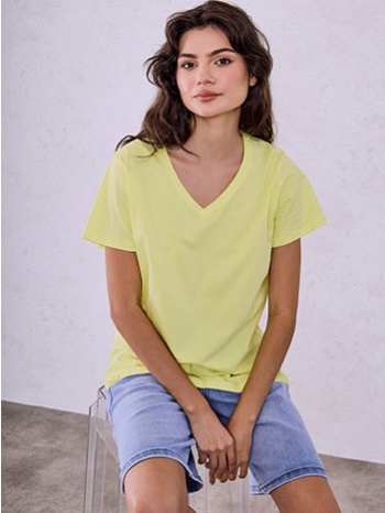 t-shirt με v λαιμόκοψη sq9844.4330+4