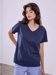 t-shirt με v λαιμόκοψη sq9844.4330+9