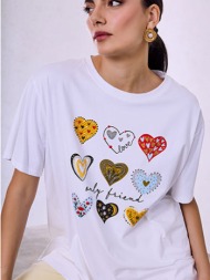 t-shirt oversized με στάμπα sq7948.4735+1
