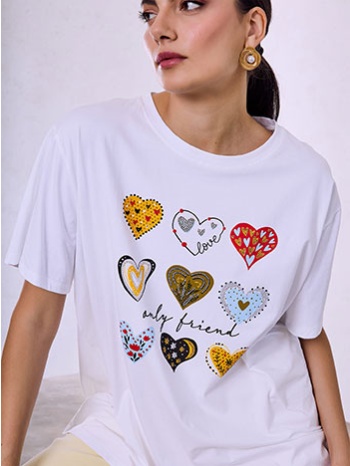 t-shirt oversized με στάμπα sq7948.4735+1