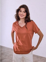 t-shirt με v λαιμόκοψη sq9844.4330+2