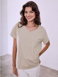 t-shirt με v λαιμόκοψη sq9844.4330+6