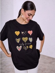 t-shirt oversized με στάμπα sq7948.4735+3