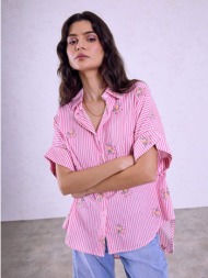 πουκάμισο oversized ριγέ sq1801.3141+3
