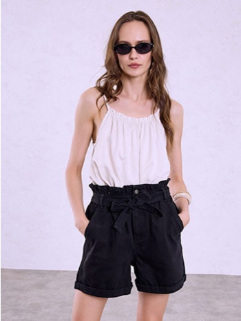 τζιν σορτς με γυριστό τελείωμα sq0001.1006+5