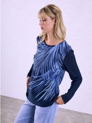 μπλούζα με strass wu7616.4091+3
