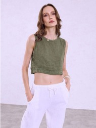 crop top λινό sq7587.4817+3