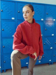 ζακέτα fleece μακριά wu1019.5218+4