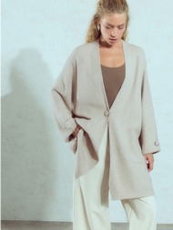 ζακέτα μακριά oversized wu7642.5551+5