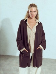 ζακέτα μακριά oversized ...