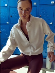 ζακέτα fleece με τσέπες wu1019.5217+2