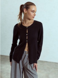 ζακέτα με strass κουμπιά wu7616.5647+1