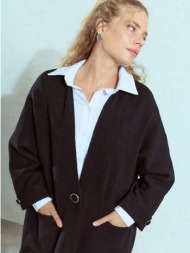 ζακέτα μακριά oversized wu7642.5551+1