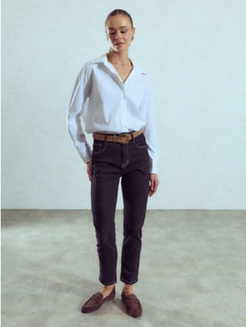 τζιν mom fit ψηλόμεσο wu1628.1071+1