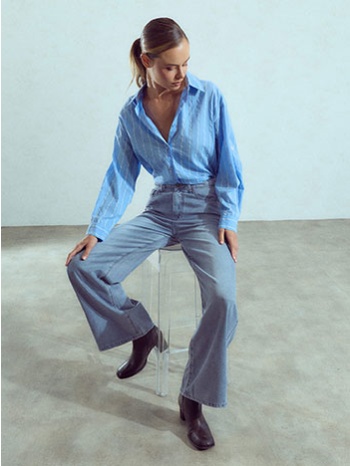 τζιν wide leg wu1047.1139+2