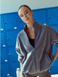 ζακέτα fleece μακριά ...