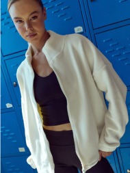 ζακέτα fleece μακριά wu1019.5218+2