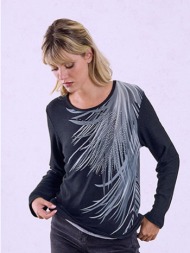 μπλούζα με strass wu7616.4091+1