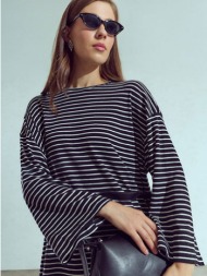 μπλούζα μακρυμάνικη oversized wu874.4265+1