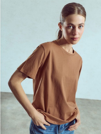 τ-shirt μονόχρωμο wu7616.4212+4
