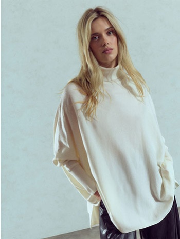 ζιβάγκο μονόχρωμο oversized wu7618.4766+2