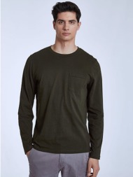 ανδρική βαμβακερή μπλούζα με τσέπη sm1017.4423+5