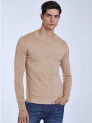 ανδρική πλεκτή μπλούζα με απαλή υφή wq7941.4201+4