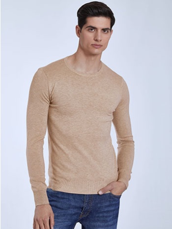 ανδρική πλεκτή μπλούζα με απαλή υφή wq7941.4201+4 σε προσφορά
