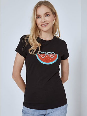 t-shirt καρπούζι με καρδιές sm7958.4963+2 σε προσφορά