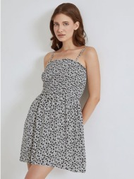 mini φόρεμα με σφηκοφωλιά sm8003.8138+2