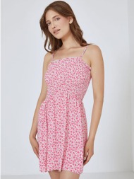 mini φόρεμα με σφηκοφωλιά sm8003.8138+5