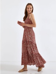 floral maxi φόρεμα sm7633.8770+3