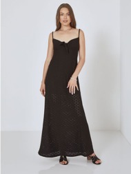 maxi φόρεμα με δέσιμο sm8916.8001+2