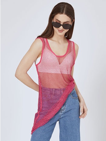 φόρεμα μίνι δίχτυ με strass sn9423.8816+3